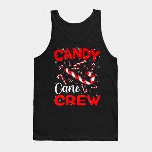 Candy Cane Crew Funny Christmas Candy Lover X-mas Tank Top